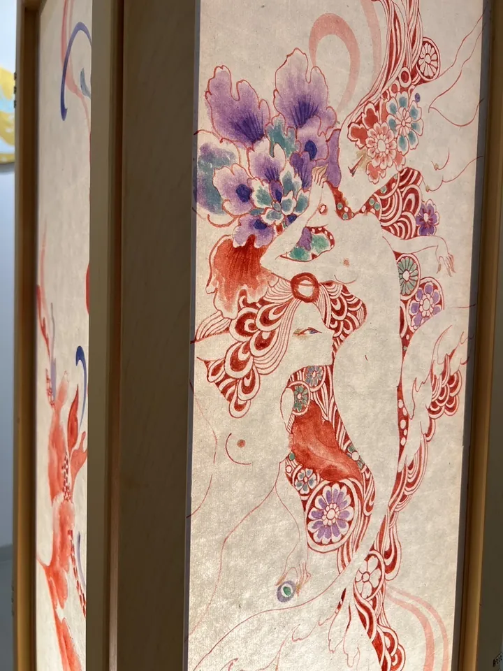 溫泉人魚行燈繪圖 — SAORI KANDA, 2013